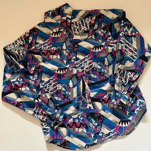 Vintage Wrangler Western Button Down Shirt size Medium